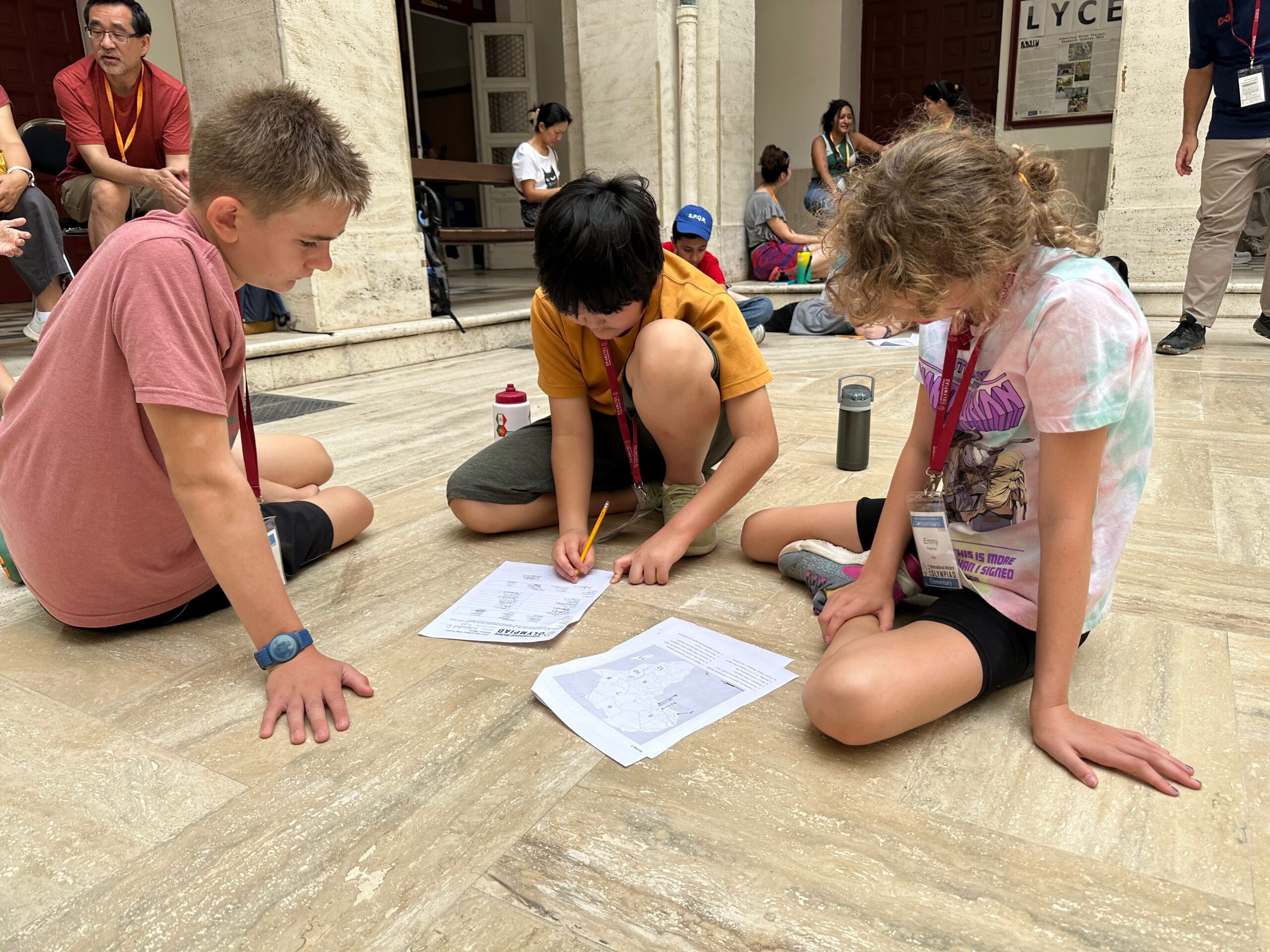 International Academic Competition students